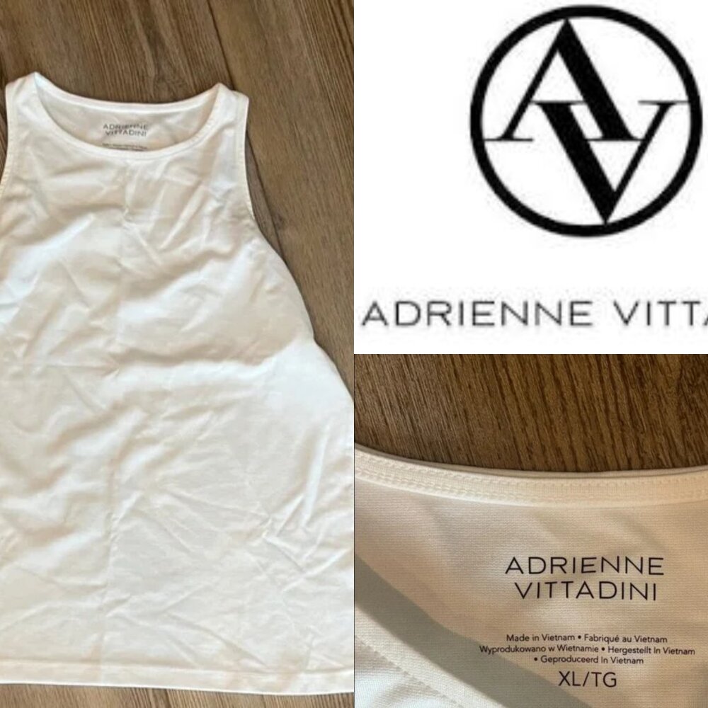 Adrienne Vittadini White Tank Top